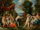 Friedrich Christoph Steinhammer, Diana and Actaeon in a Landscape