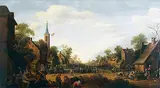 Joost Cornelisz. Droogsloot, Village Scene