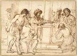 genannt Il Guercino Francesco Barbieri, Damon and Pythias