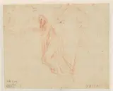 Jan Gerritsz van Bronkhorst, Studieblad met knielende en staande figuren