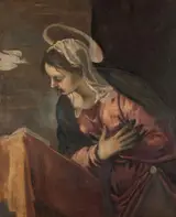 Jacopo Robusti, Virgin from the Annunciation to the Virgin