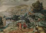 Lucas Gassel, The Journey to Emmaus