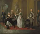 Joseph Van Aken, An English Family at Tea