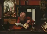 Martin van Cleve, Saint Jerome in his Studio