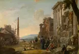 Antoon Goubau, The Study of  Art in Rome