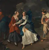 Peter van Bleeck, Susannah Maria Cibber (née Arne) as Cordelia