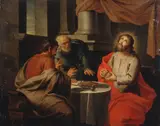 Jacob Andries Beschey, Christ and his Disciples in Emmaus