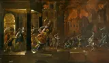 Juan de la Corte, Aeneas flees the burning Troy with his family