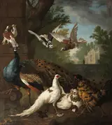 Pieter Casteels, Birds in a Landscape