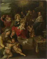 Frans Francken, Allegory on the Christ child as the lamb of God