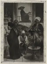 Alexandre Bida, Café in Constantinople