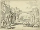 Jan Pynas, Laban Searching for his Stolen Household Gods