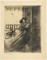 Albert Besnard Hon., Love, plate two from Woman