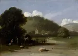 Goffredo Wals, Landscape with the Rest on the Flight into Egypt