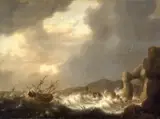 Hendrick Staets, Ships Wrecked on a Rocky Shore