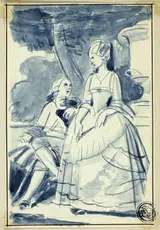 William Frost, Man and Woman in 18th Century Dress