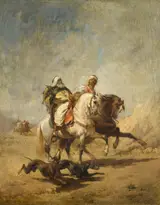 Nicolas Sicard, Two Bedouins hunting