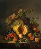 John Charles Robinson, Still Life with Fruit