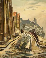 William Crozier, View from the Mound, Edinburgh, Looking West