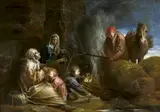 Jan van de Venne, Gypsy encampment.