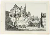 Samuel Prout O.W.S., Rath Haus, Ulm, from Facsimiles of Sketches made in Flanders and Germany