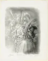 Hyacinthe Louis V. Aubry-Lecomte, Galvina, from Collection of Study Heads