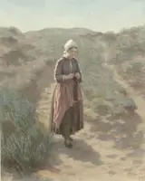 David Adolphe Constant Artz, In de duinen te Zandvoort