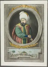 John Tobias Young, Othman Kahn I, from Portraits of the Emperors of Turkey