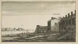 Wenceslaus Hollar Von Prachna, View of Lambeth Palace from the River at Whitehall Stairs