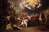 Charles Thévenin, Le marquis de Pelleport (1754-1807) tente, en vain, de sauver le major de la Bastille, Antoine-Jérôme de Losme-Salbray, le 14 juillet 1789