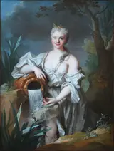 Jacques-François Delyen, Portrait of a lady of quality in spring