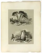 James Duffield Harding O.W.S., Frejus and Pennard Castle, from Picturesque Selections
