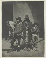 Cercle de Charles Nègre, Street Musicians Standing
