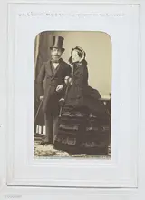 Att. André-Adolphe-Eugène Disdéri, Eugenie Marie de Montijo de Guzman and Napoleon III