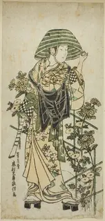 Attributed To Okumura Masanobu Toriyama Sekien, Young Man Dressed as Mendicant Monk