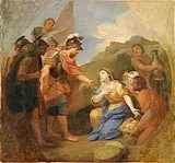 Louis de Boullogne, Abigail Offering Bread to David