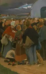 Eugène Laermans, Emigrants - To the port