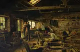Joseph Wrightson MacIntyre, Interior of Holme Head Wheel, Rivelin Valley, Sheffield