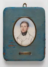 Lizinska de Mirbel, Unknown Man, Unfinished Portrait