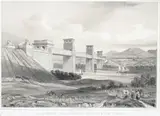 Robert Kent Thomas, The Britannia tubular bridge over the Menai Straits