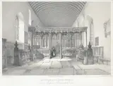 Robert Kent Thomas, Interior Of Conway Church: Revd. Morgan Morgan, M.A., Vicar