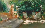 Cecilio Pla, Ladies in the Garden