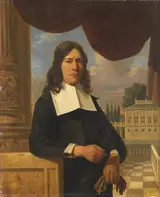 Job Adriaensz. Berckheyde, Portrait of Nicolaes Eichelberg (d 1699), Haarlem merchant and husband of Helena van der Schalke