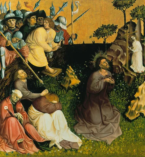 Hans Multscher, Christ on the Mount of Olives (Wurzach altarpiece)