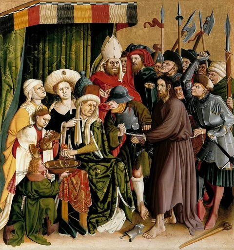Hans Multscher, Christ before Pilate