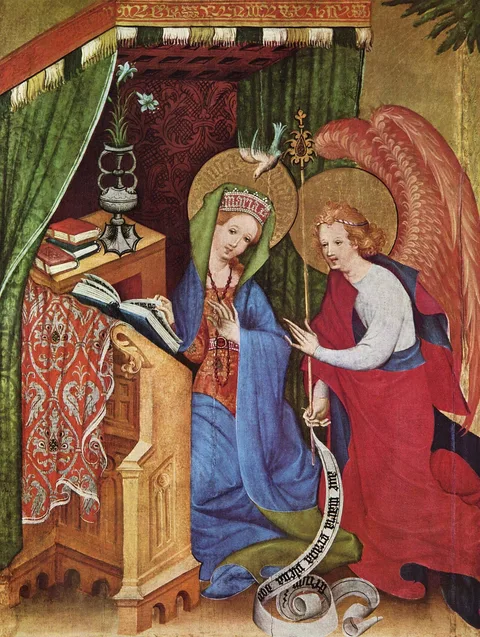 Conrad von Soest, Annunciation to Mary