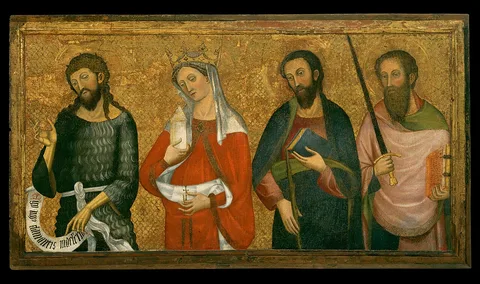 Pere Serra, Saint John the Baptist, Saint Mary Magdalene, Saint James the Minor, Saint Paul
