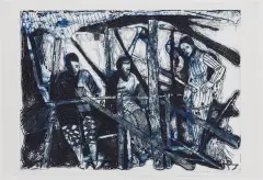 Add to wishlist, Bruce Onobrakpeya, Coloured deep etching on paper
