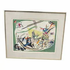 Bord Vert by Wassily Kandinsky, in colors, Lithograph