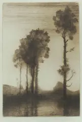 Elioth Gruner, Twilight, Etching No.20
